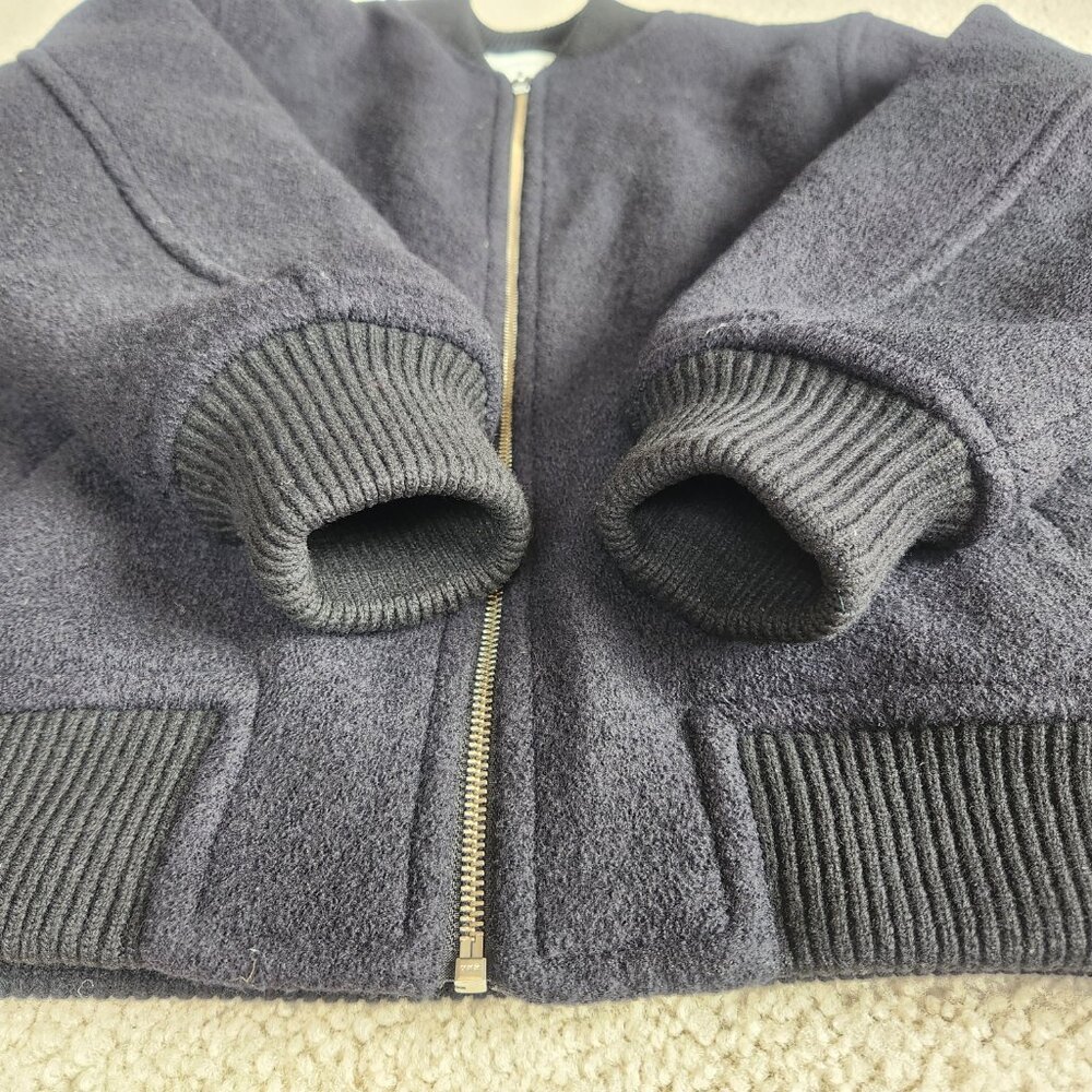NWOT Wilfred Free 100% Merino Wool Stable Jacket Bomber--RUNS BIG Aritzia - Picture 4 of 16
